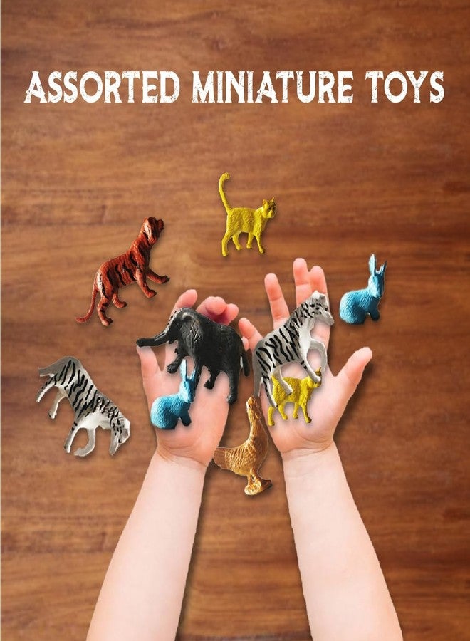 Mallexo PVC Animal Figure Toy Set Combo of 31PCs Farm and Jungle Animals Playsets with an Artificial Tree and Fencing | Ideal for Birthday and Return Gifts Educational Toyset for Kids Ages 3 and Up - Image 3